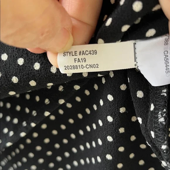 J.Crew Drapey Popover Shirt in Dots - Picture 7 of 9